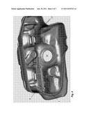 Noise reduction baffle and plastic fuel tank comprising such a baffle diagram and image