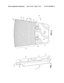 MECHANICAL PULPING REFINER PLATE HAVING CURVED REFINING BARS WITH JAGGED     LEADING SIDEWALLS AND METHOD FOR DESIGNING PLATES diagram and image