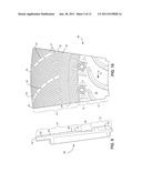 MECHANICAL PULPING REFINER PLATE HAVING CURVED REFINING BARS WITH JAGGED     LEADING SIDEWALLS AND METHOD FOR DESIGNING PLATES diagram and image