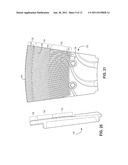 MECHANICAL PULPING REFINER PLATE HAVING CURVED REFINING BARS WITH JAGGED     LEADING SIDEWALLS AND METHOD FOR DESIGNING PLATES diagram and image