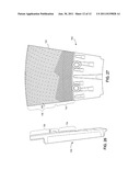 MECHANICAL PULPING REFINER PLATE HAVING CURVED REFINING BARS WITH JAGGED     LEADING SIDEWALLS AND METHOD FOR DESIGNING PLATES diagram and image