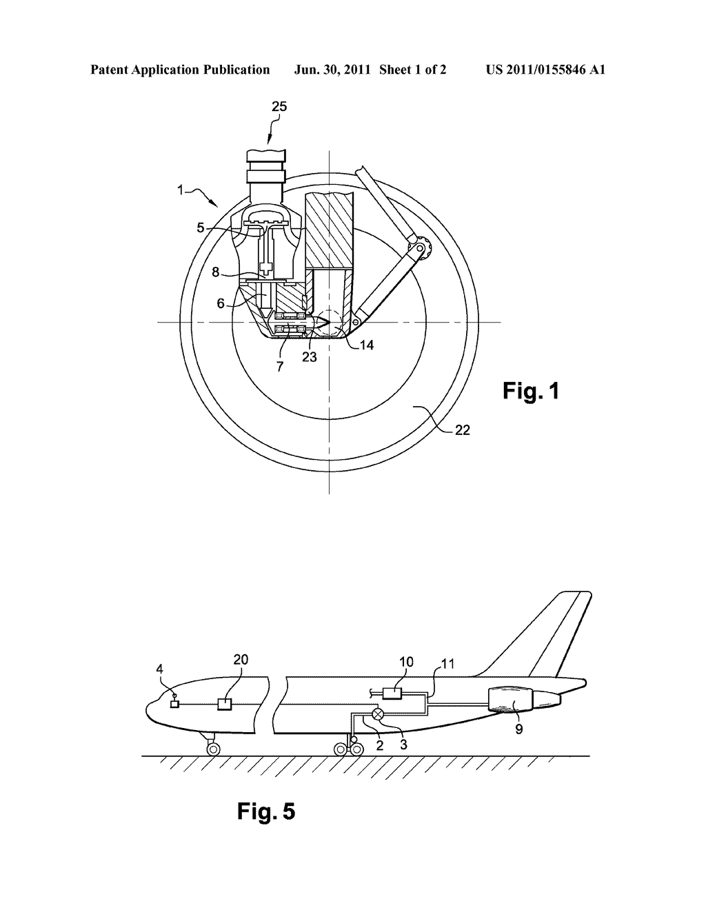 ANCILLARY DEVICE WITH AN AIR TURBINE FOR TAXIING AN AIRCRAFT ON THE GROUND - diagram, schematic, and image 02