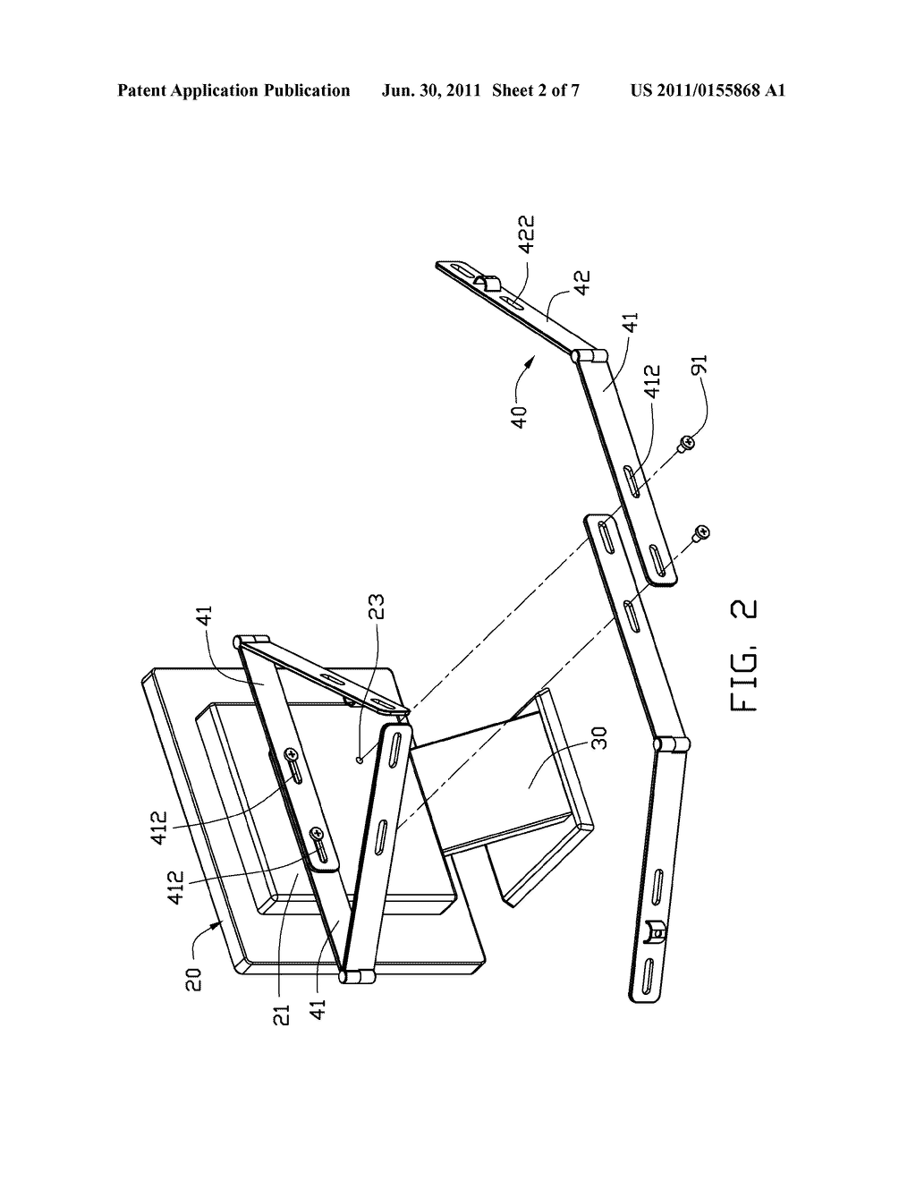 BRACKET FOR SCREEN EXPANSION, DISPLAY, AND DISPLAY ASSEMBLY - diagram, schematic, and image 03