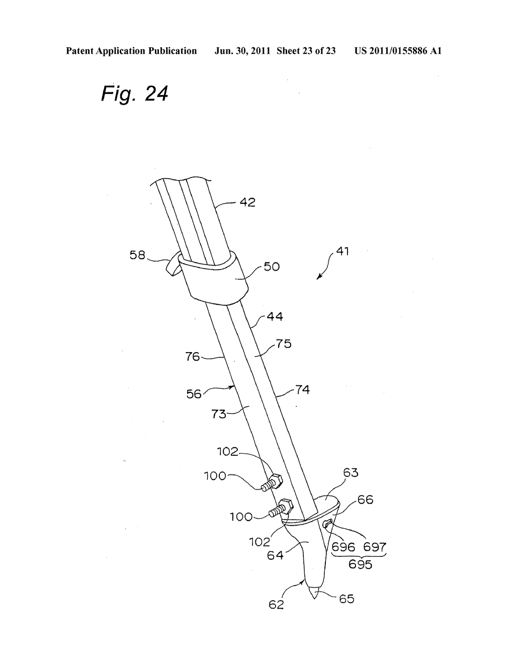 TRIPOD-SUPPORTING DEVICE, TRIPOD, SUPPORT MEMBER FOR TRIPOD AND METHOD FOR     SUPPORTING TRIPOD - diagram, schematic, and image 24