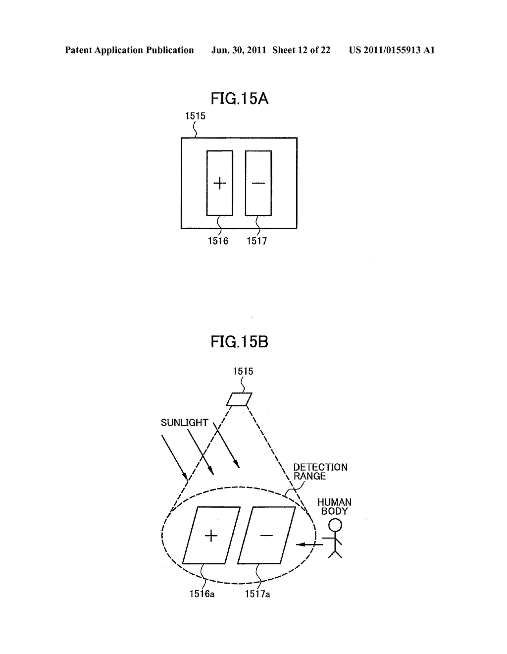 TEMPERATURE SENSOR AND LIVING BODY DETECTOR USING TEMPERATURE SENSOR - diagram, schematic, and image 13