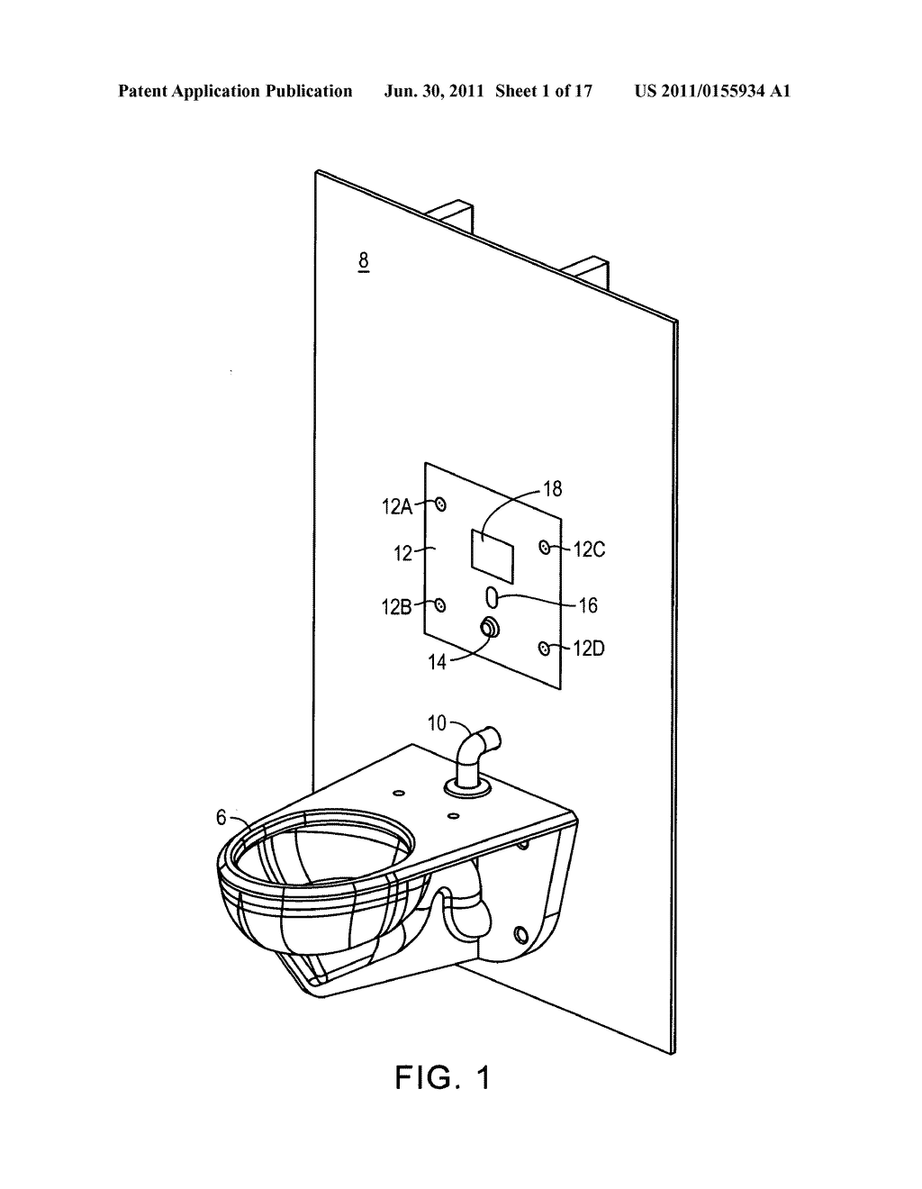 Automatic bathroom flushers - diagram, schematic, and image 02