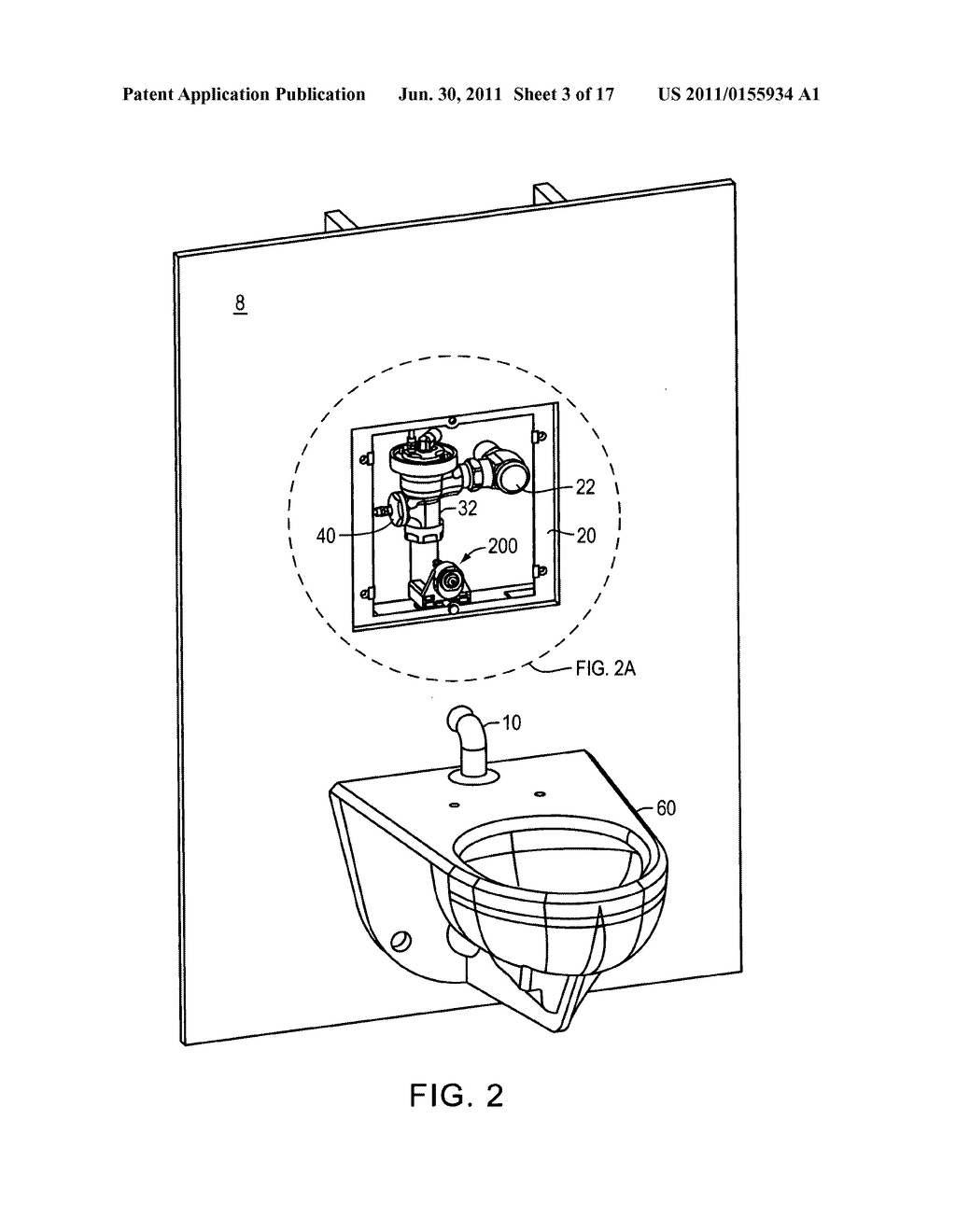 Automatic bathroom flushers - diagram, schematic, and image 04