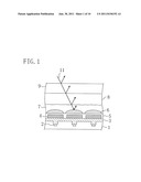 SOLID-STATE IMAGE SENSING DEVICE HAVING A LAYER ON MICROLENS AND METHOD     FOR FABRICATING THE SAME diagram and image