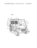 PICK-UP STYLE UTILITY VEHICLE WITH EXPANDABLE CARGO BED diagram and image