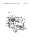 PICK-UP STYLE UTILITY VEHICLE WITH EXPANDABLE CARGO BED diagram and image