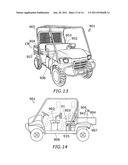 PICK-UP STYLE UTILITY VEHICLE WITH EXPANDABLE CARGO BED diagram and image