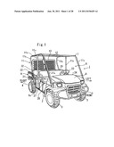 PICK-UP STYLE UTILITY VEHICLE WITH EXPANDABLE CARGO BED diagram and image