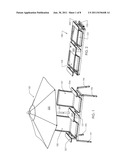 Portable Chair, Table And Umbrella Stand diagram and image