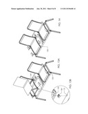 Portable Chair, Table And Umbrella Stand diagram and image