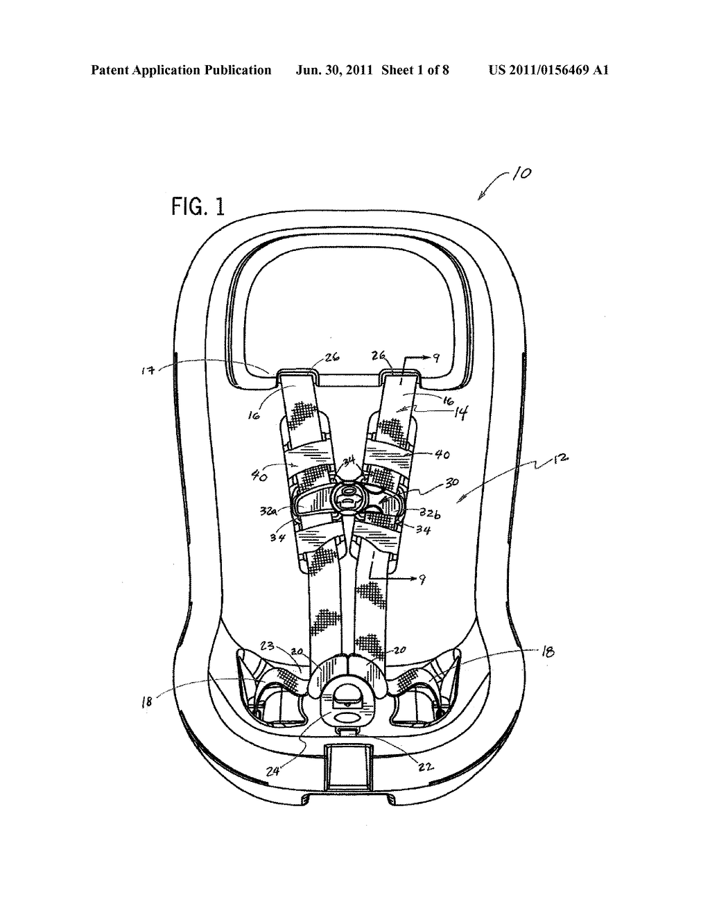 Harness Cover for a Child Restraint System - diagram, schematic, and image 02