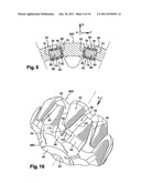 ROTOR FOR A ROTARY ELECTRIC MACHINE INCLUDING AN OPEN CHAIN OF AT LEAST     TWO INTERPOLAR MEMBERS DEFINING A MAGNETIC BARRIER diagram and image