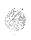 ROTOR FOR A ROTARY ELECTRIC MACHINE INCLUDING AN OPEN CHAIN OF AT LEAST     TWO INTERPOLAR MEMBERS DEFINING A MAGNETIC BARRIER diagram and image