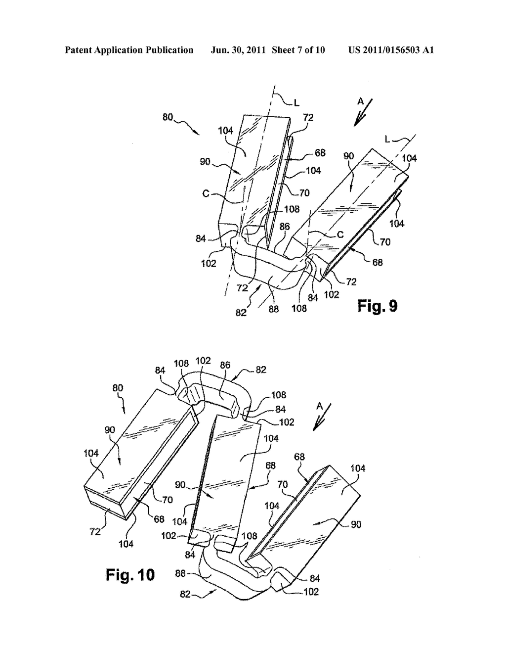 ROTOR FOR A ROTARY ELECTRIC MACHINE INCLUDING AN OPEN CHAIN OF AT LEAST     TWO INTERPOLAR MEMBERS DEFINING A MAGNETIC BARRIER - diagram, schematic, and image 08