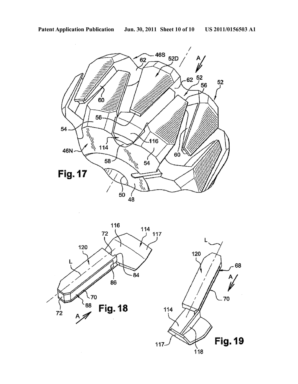 ROTOR FOR A ROTARY ELECTRIC MACHINE INCLUDING AN OPEN CHAIN OF AT LEAST     TWO INTERPOLAR MEMBERS DEFINING A MAGNETIC BARRIER - diagram, schematic, and image 11