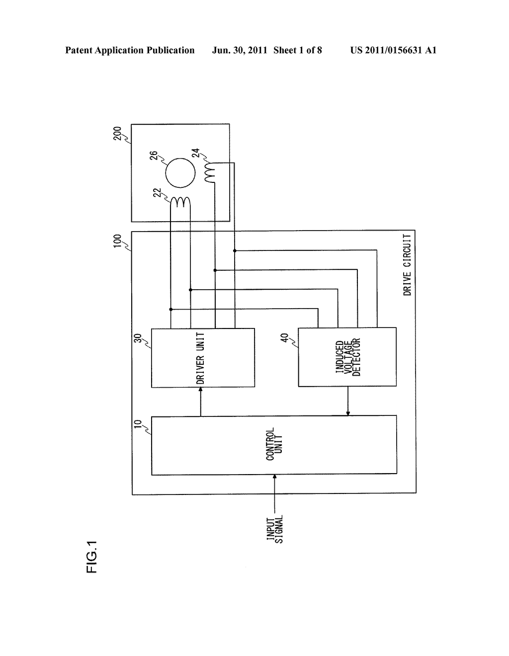 MOTOR DRIVE CIRCUIT FOR ROTATING A ROTOR BY SUPPLYING THE CURRENTS TO TWO     COILS - diagram, schematic, and image 02