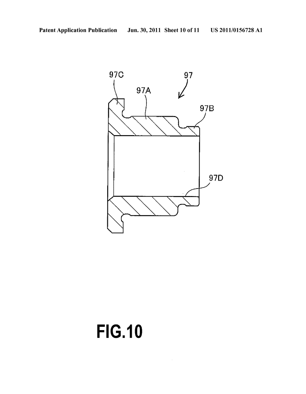 ROTATION ANGLE SENSING ASSEMBLY INCLUDING ATTACHING STRUCTURE, VARIABLE     VALVE MECHANISM FOR INTERNAL COMBUSTION ENGINE USING THE ATTACHING     STRUCTURE, AND VEHICLE INCORPORATING THE SAME - diagram, schematic, and image 11