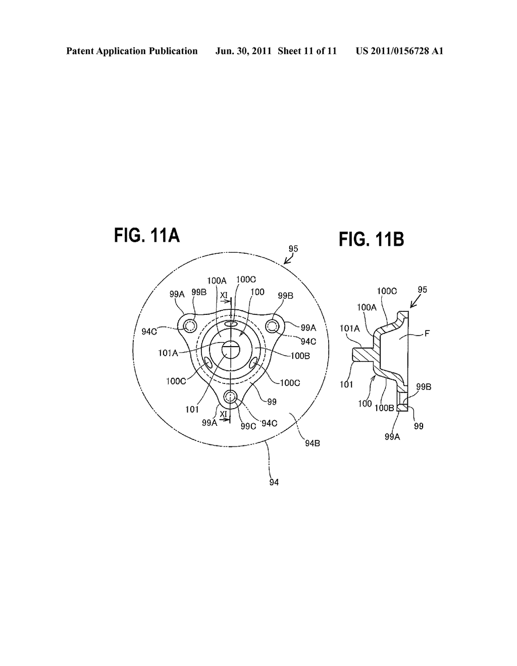 ROTATION ANGLE SENSING ASSEMBLY INCLUDING ATTACHING STRUCTURE, VARIABLE     VALVE MECHANISM FOR INTERNAL COMBUSTION ENGINE USING THE ATTACHING     STRUCTURE, AND VEHICLE INCORPORATING THE SAME - diagram, schematic, and image 12