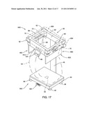 WASTE COLLECTION SYSTEM FOR COLLECTING SOLID MEDICAL WASTE INCLUDING METAL     DETECTION, PRE-DETECTION APPARATUS, AND/OR BAG- TENSIONING MECHANISM diagram and image