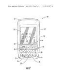 MOBILE WIRELESS COMMUNICATIONS DEVICE WITH REDUCED INTERFERING RF ENERGY     INTO RF METAL SHIELD SECURED ON CIRCUIT BOARD diagram and image