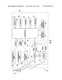 MOBILE WIRELESS COMMUNICATIONS DEVICE WITH REDUCED INTERFERING RF ENERGY     INTO RF METAL SHIELD SECURED ON CIRCUIT BOARD diagram and image