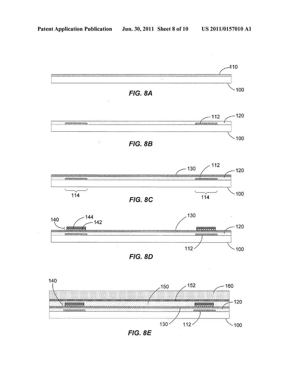 ELECTROMECHANICAL DISPLAY DEVICES AND METHODS OF FABRICATING THE SAME - diagram, schematic, and image 09
