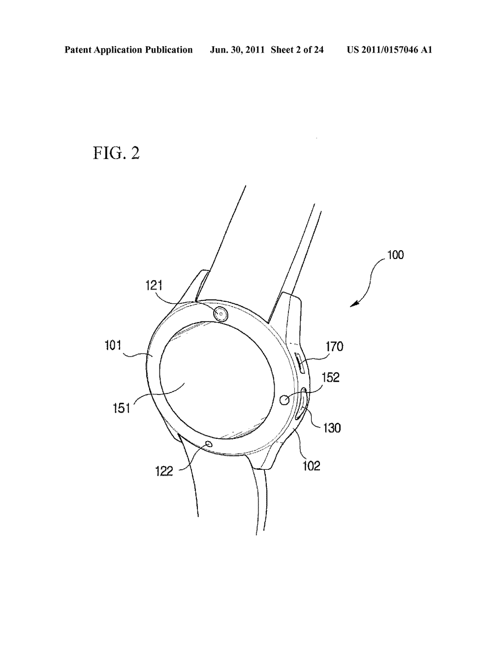 DISPLAY DEVICE FOR A MOBILE TERMINAL AND METHOD OF CONTROLLING THE SAME - diagram, schematic, and image 03