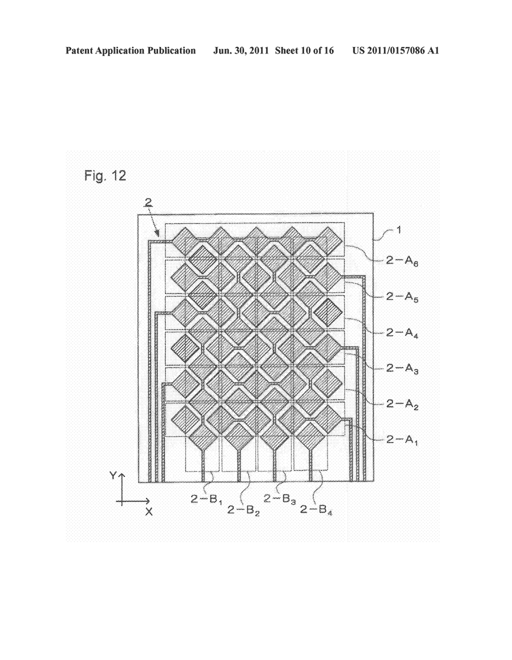 ELECTROSTATIC CAPACITY TYPE TOUCH PANEL, DISPLAY DEVICE AND PROCESS FOR     PRODUCING ELECTROSTATIC CAPACITY TYPE TOUCH PANEL - diagram, schematic, and image 11