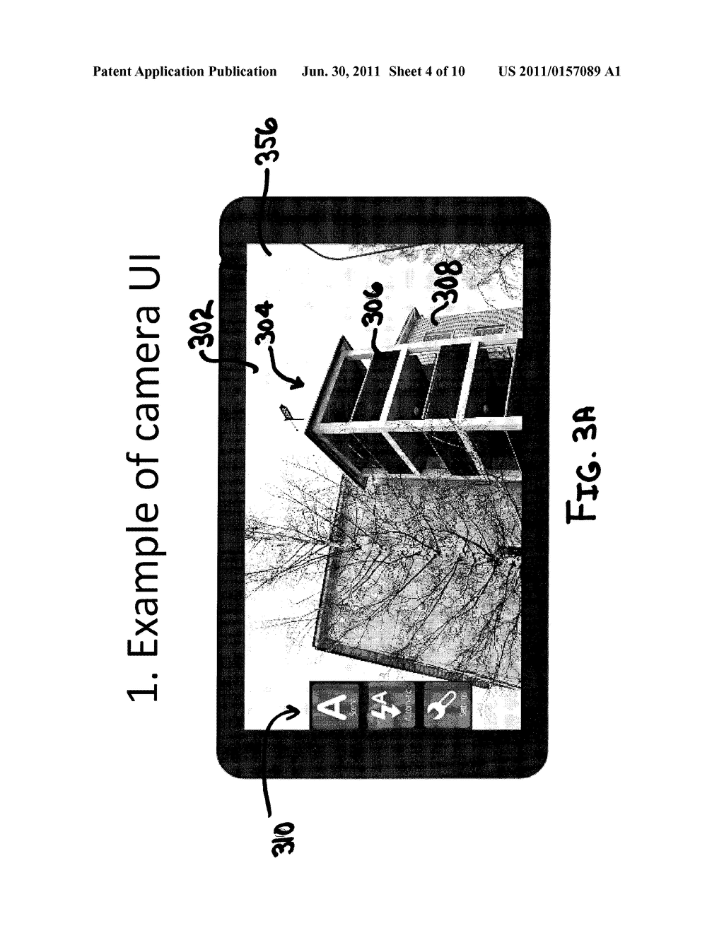 METHOD AND APPARATUS FOR MANAGING IMAGE EXPOSURE SETTING IN A TOUCH SCREEN     DEVICE - diagram, schematic, and image 05