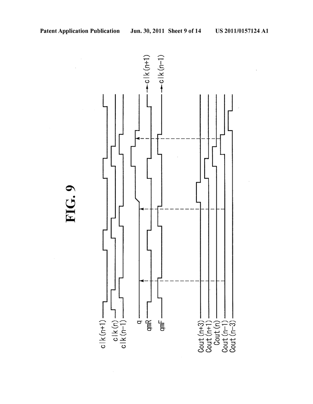 SHIFT REGISTER AND DISPLAY DEVICE USING THE SAME - diagram, schematic, and image 10