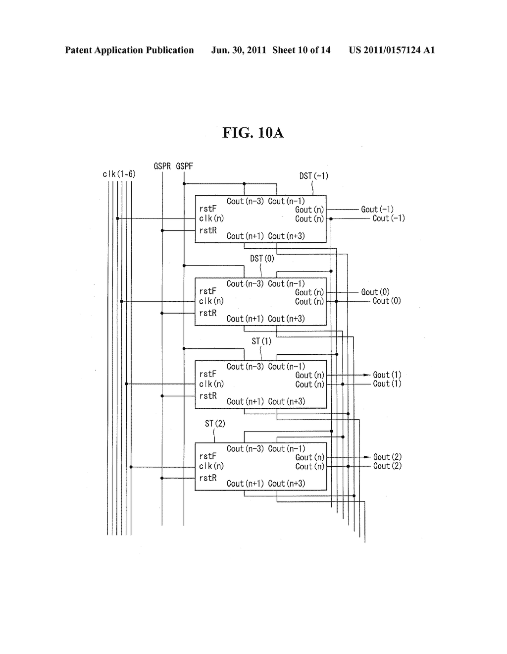 SHIFT REGISTER AND DISPLAY DEVICE USING THE SAME - diagram, schematic, and image 11