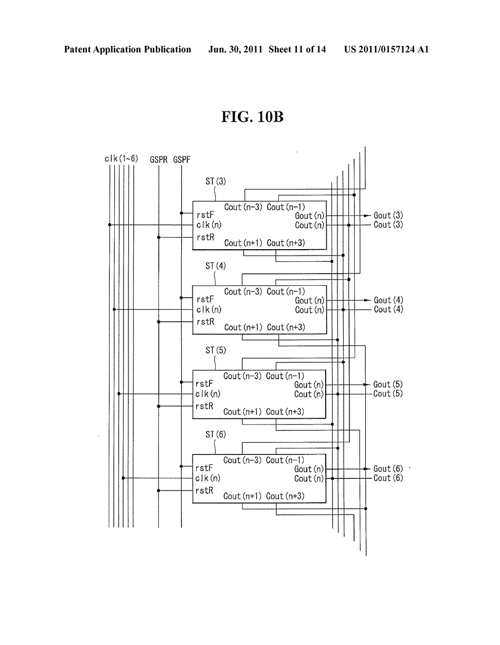 SHIFT REGISTER AND DISPLAY DEVICE USING THE SAME - diagram, schematic, and image 12
