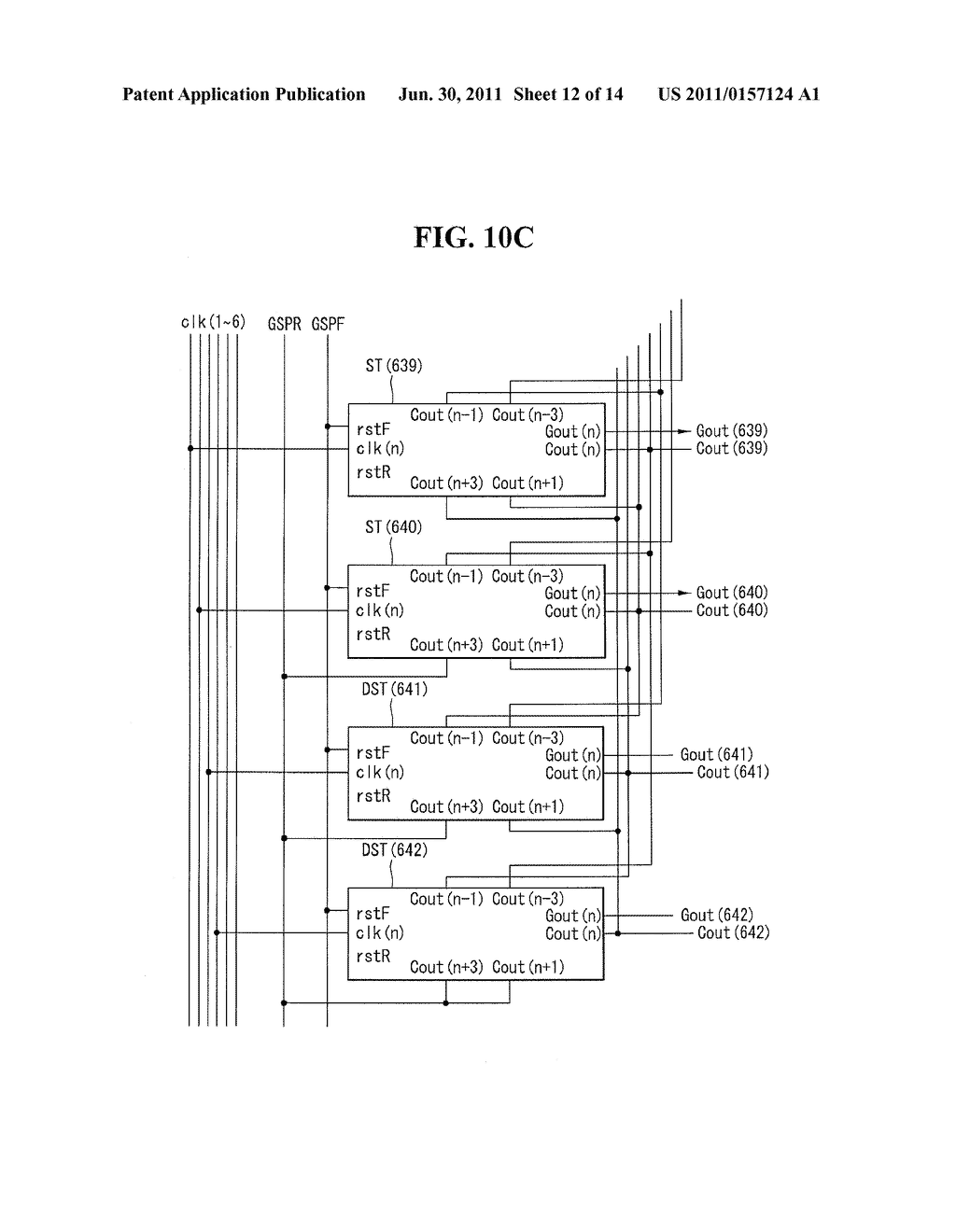 SHIFT REGISTER AND DISPLAY DEVICE USING THE SAME - diagram, schematic, and image 13