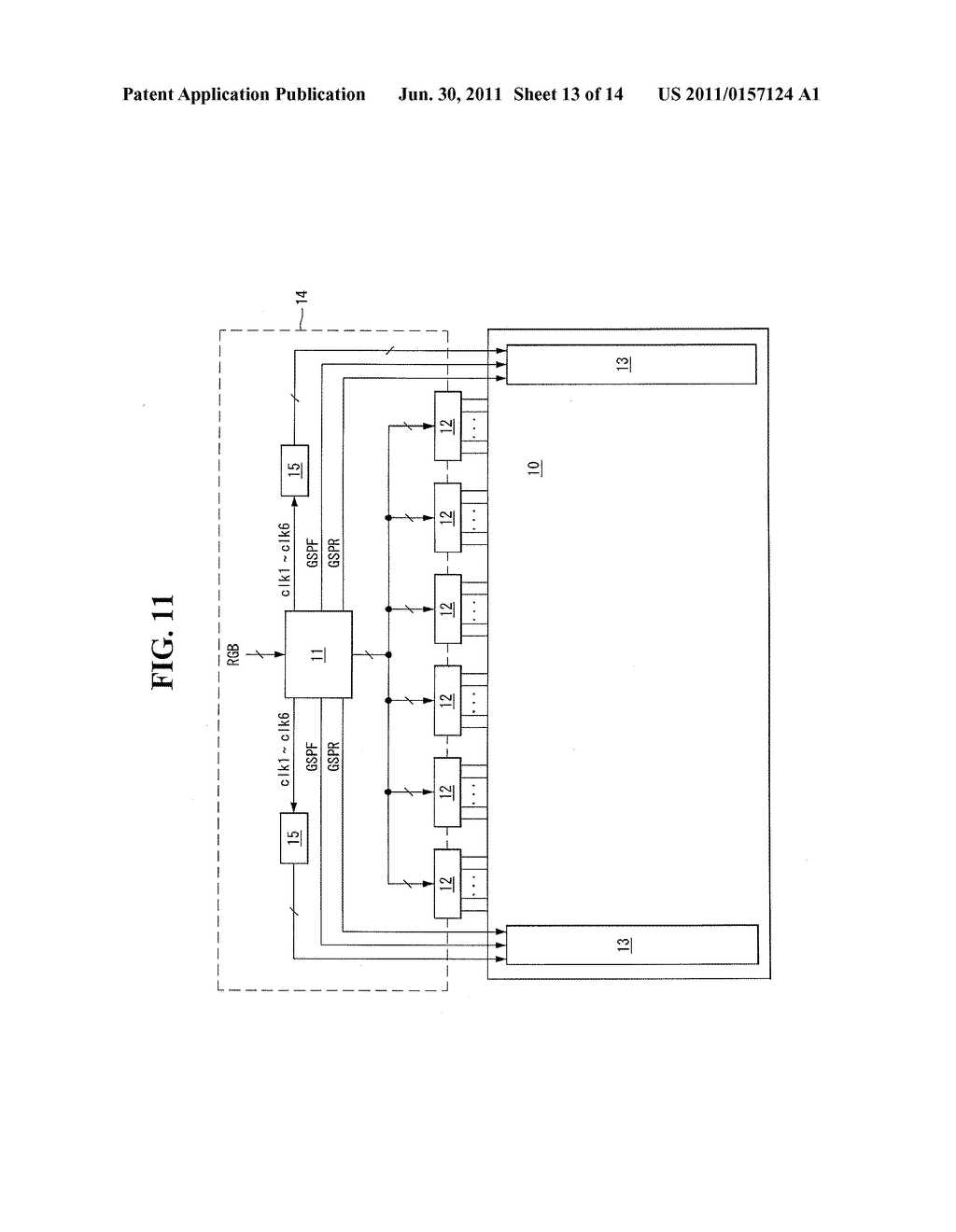 SHIFT REGISTER AND DISPLAY DEVICE USING THE SAME - diagram, schematic, and image 14