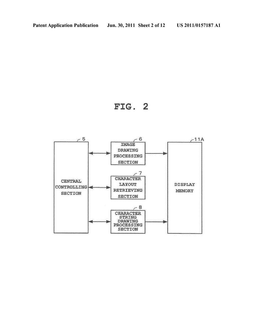 CHARACTER STRING DISPLAY DEVICE, CHARACTER STRING DISPLAY METHOD AND     STORAGE MEDIUM - diagram, schematic, and image 03