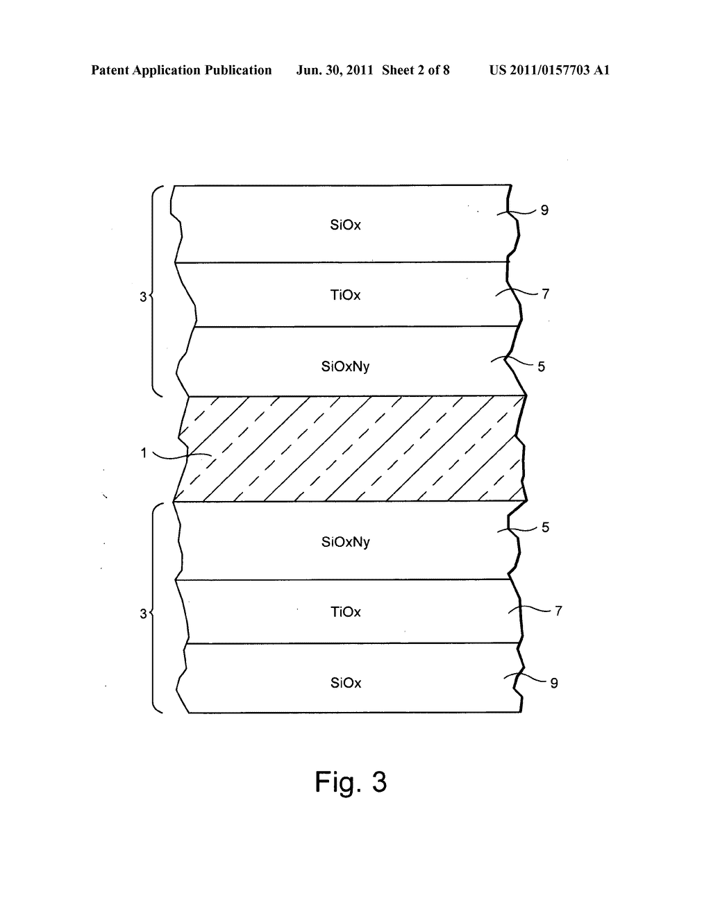 Temperable three layer antireflective coating, coated article including     temperable three layer antireflective coating, and/or method of making     the same - diagram, schematic, and image 03