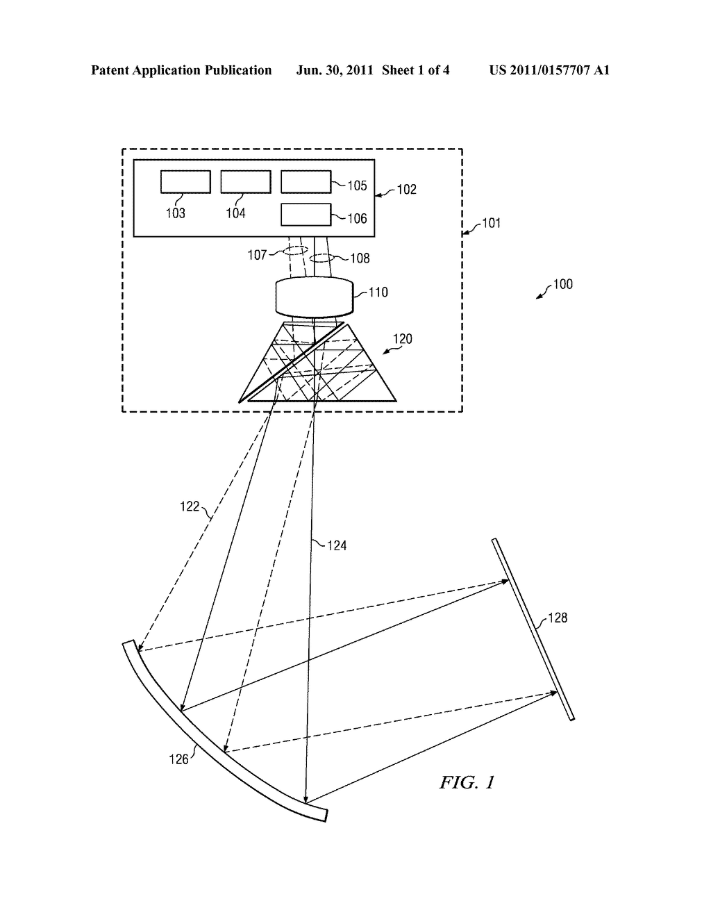 System and Method for Adjusting a Projected Image - diagram, schematic, and image 02