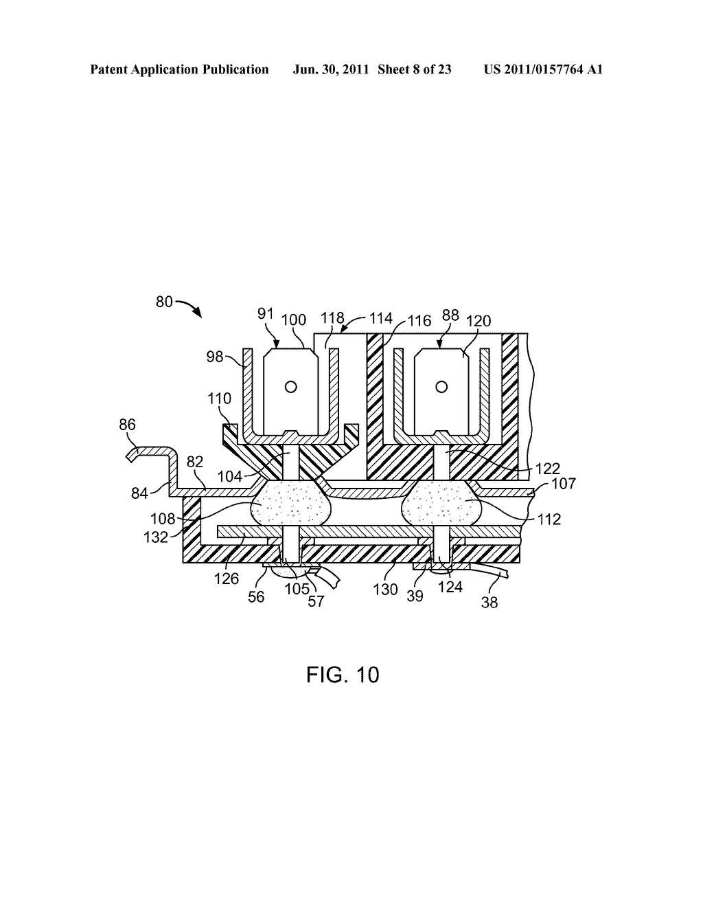 CAPACITOR WITH MULTIPLE ELEMENTS FOR MULTIPLE REPLACEMENT APPLICATIONS - diagram, schematic, and image 09