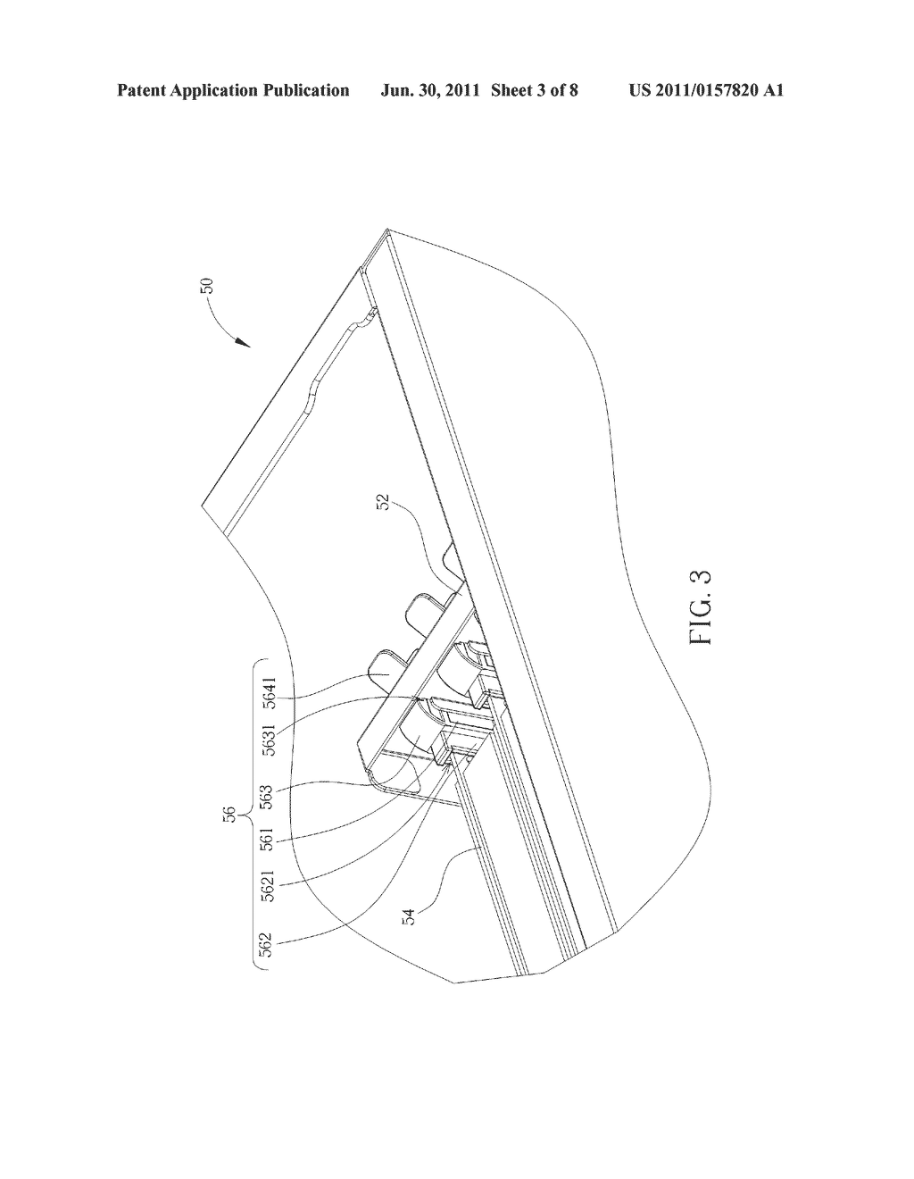 FASTENING MECHANISM FOR FASTENING AN INTERFACE CARD AND RELATED COMPUTER     DEVICE - diagram, schematic, and image 04