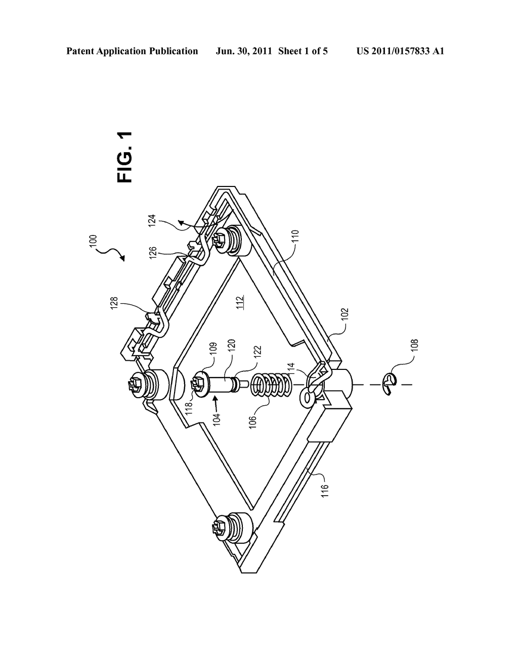 RETENTION MODULE FOR TOOLLESS HEAT SINK INSTALLATION - diagram, schematic, and image 02