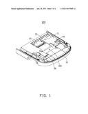 CHIP CARD HOLDER AND ELECTRONIC DEVICE USING THE SAME diagram and image