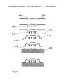 INTEGRATED CIRCUITS HAVING LEAD CONTACTS AND LEADLESS CONTACT PADS     CONNECTED TO A SURFACE OF A PRINTED WIRING BOARD, AND METHODS FOR     CONNECTING THE SAME diagram and image