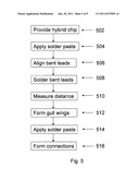 INTEGRATED CIRCUITS HAVING LEAD CONTACTS AND LEADLESS CONTACT PADS     CONNECTED TO A SURFACE OF A PRINTED WIRING BOARD, AND METHODS FOR     CONNECTING THE SAME diagram and image