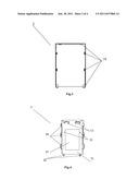 SHELL AND DISPLAY MODULE OF MOBILE COMMUNICATION TERMINAL AND A METHOD OF     FORMING THE SAME diagram and image