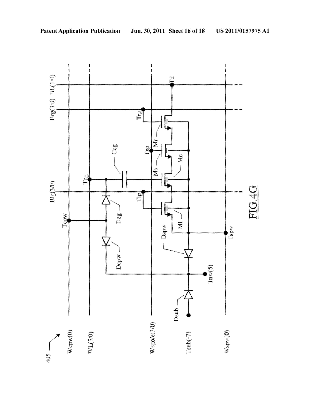 FTP MEMORY DEVICE WITH PROGRAMING AND ERASING BASED ON FOWLER-NORDHEIM     EFFECT - diagram, schematic, and image 17