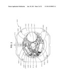 Timepiece with calendar mechanism including first date indicator and     second date indicator diagram and image